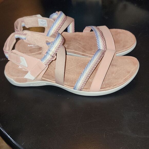 Merrell Tuscany District Mendi Backstrap Air Cushion Memory Foam Sandals Size 9 - Picture 12 of 14